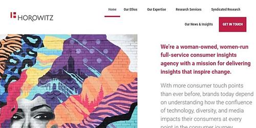 Screengrab of Horowitz Research website